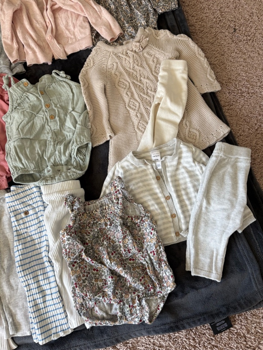 H&M Kids Matching Set - Pink, Rust, Green, Gray, Cream - Picture 3 of 7